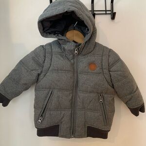 Timberland Gray Kids Puffer Jacket